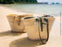 Yellow Large Beach bag - Handwoven